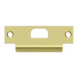 Deltana - ANSI T- Strike, 4-7/8'' x 1-1/4'', w/ Hole - Polished Brass
