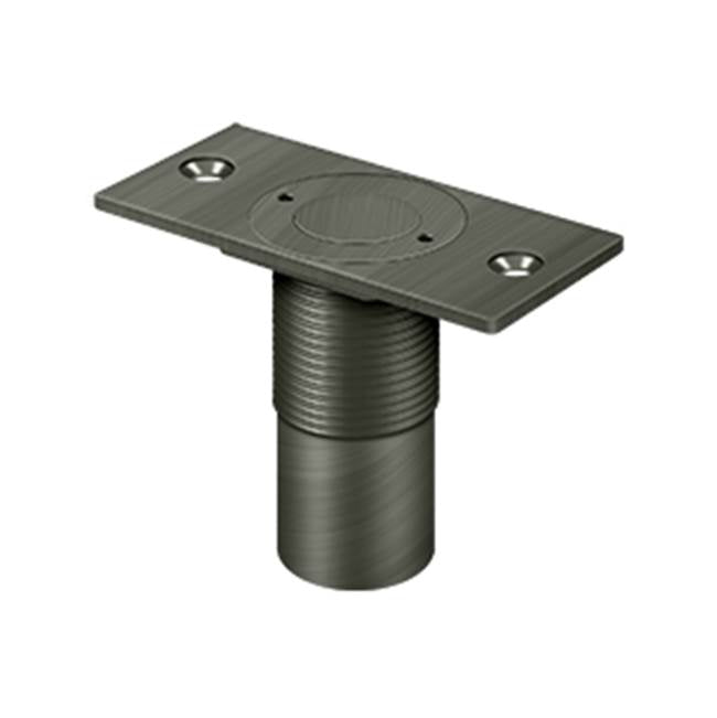 Deltana - Dust Proof Strike, Adjustable, 2-7/8'' x 1-3/8'' - Antique Nickel