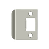 Deltana - Extended Lip Strike Plate, 2-1/4'' x 2'' - Brushed Nickel
