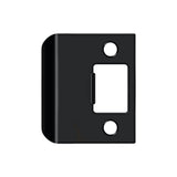 Deltana - Extended Lip Strike Plate, 2-1/4'' x 2'' - Paint Black