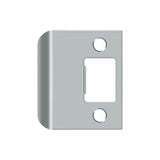 Deltana - Extended Lip Strike Plate, 2-1/4'' x 2'' - Brushed Chrome