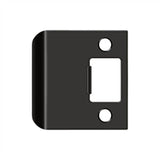 Deltana - Extended Lip Strike Plate, 2 1/4'' x 2-1/4'' - Oil-rubbed Bronze