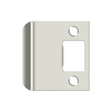Deltana - Extended Lip Strike Plate, 2 1/4'' x 2-1/4'' - Polished Nickel