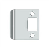 Deltana - Extended Lip Strike Plate, 2 1/4'' x 2-1/4'' - Polished Chrome