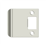 Deltana - Extended Lip Strike Plate, 2 1/4'' x 2-1/2'' - Polished Nickel