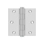 Deltana - 3'' x 3'' Square Hinge - Polished Stainless