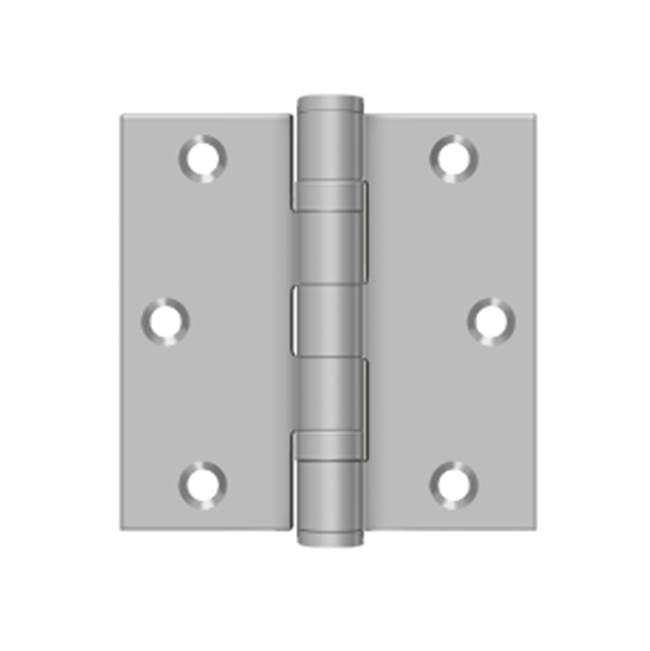 Deltana - 3-1/2'' x 3-1/2'' Square Hinge - Brushed Stainless