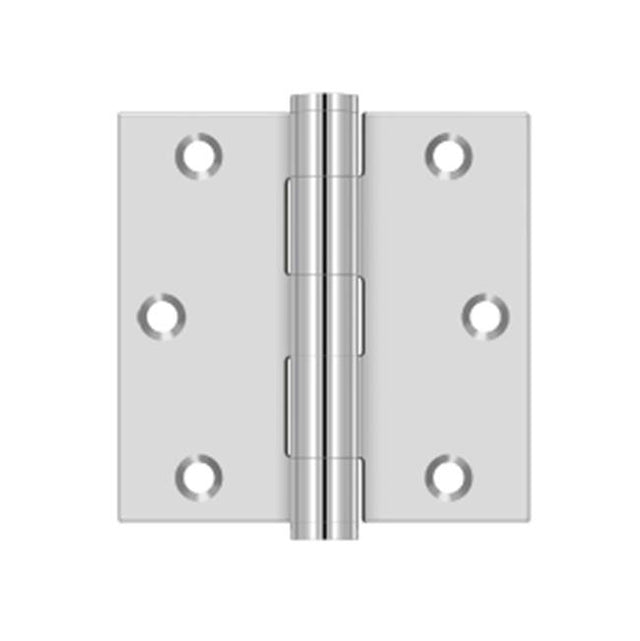 Deltana - 3-1/2'' x 3-1/2'' Square Hinge - Polished Stainless