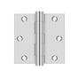Deltana - 3-1/2'' x 3-1/2'' Square Hinge - Polished Stainless