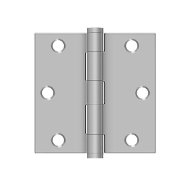 Deltana - 3-1/2'' x 3-1/2'' Square Hinge, Residential - Brushed Stainless