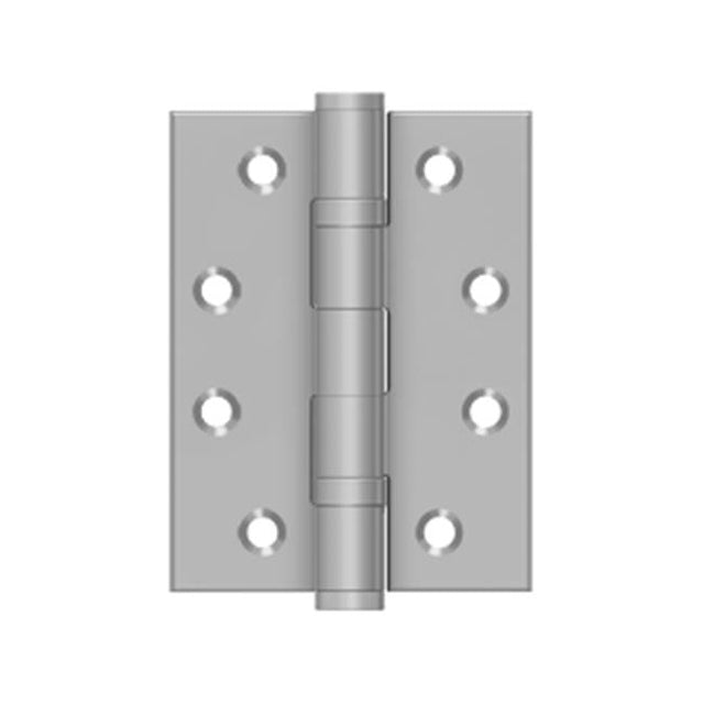 Deltana - 4'' x 3'' Square Corner Hinge - Brushed Stainless