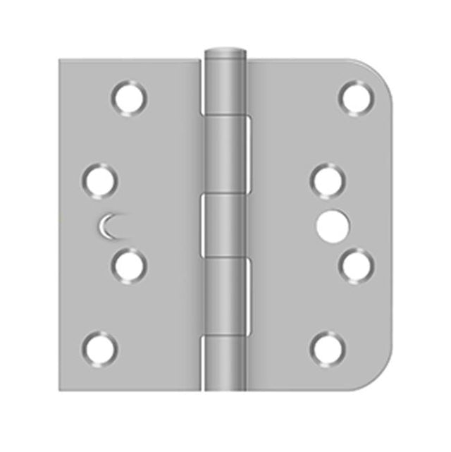 Deltana - 4'' x 4'' x 5/8'' x SQ Hinge, Security - Brushed Stainless