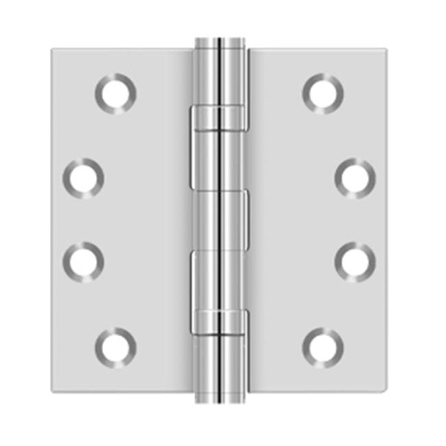 Deltana - 4'' x 4'' Square Hinge - Polished Stainless