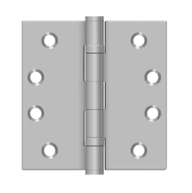 Deltana - 4'' x 4'' Square Hinge, Residential - Brushed Stainless