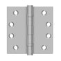 Deltana - 4'' x 4'' Square Hinge, Residential - Brushed Stainless