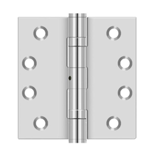 Deltana - 4'' x 4'' Square Hinge - Polished Stainless