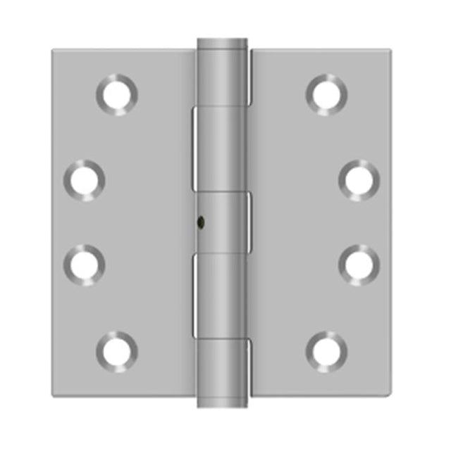 Deltana - 4'' x 4'' Square Hinge - Brushed Stainless