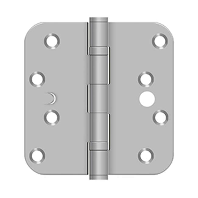 Deltana - 4'' x 4'' x 5/8'' Radius Hinge, 2BB, Security - Brushed Stainless