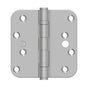 Deltana - 4'' x 4'' x 5/8'' Radius Hinge, 2BB, Security - Brushed Stainless