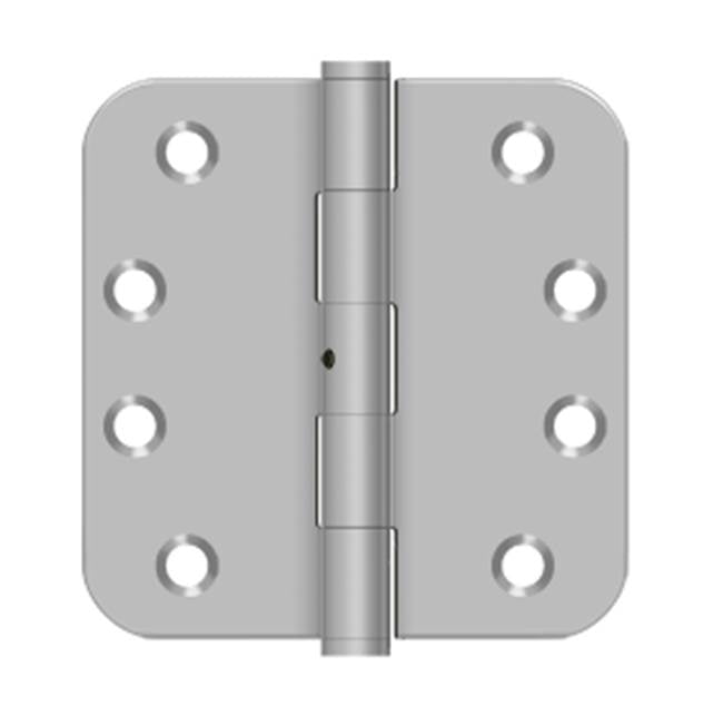 Deltana - 4'' x 4'' x 5/8'' Radius Hinge, Residential - Brushed Stainless