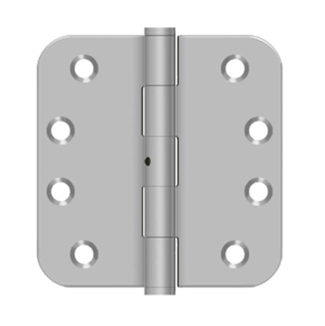 Deltana - 4'' x 4'' x 5/8'' Radius Hinge, Residential - Brushed Stainless
