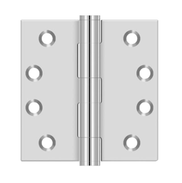 Deltana - 4'' x 4'' Square Hinge - Polished Stainless
