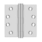 Deltana - 4'' x 4'' Square Hinge - Polished Stainless