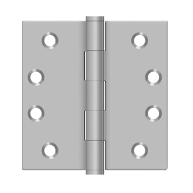 Deltana - 4'' x 4'' Square Hinge, Residential - Brushed Stainless