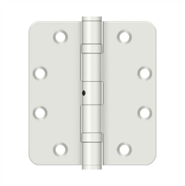 Deltana - 4-1/2'' x 4'' x 1/4'' Radius Hinge - Prime Coat White