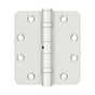 Deltana - 4-1/2'' x 4'' x 1/4'' Radius Hinge - Prime Coat White