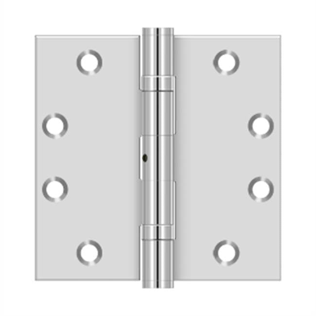 Deltana - 4-1/2'' x 4-1/2'' Square Hinge - Polished Stainless