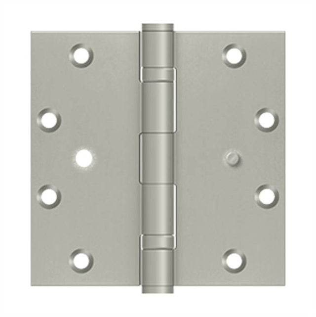 Deltana - 5''x 5'' Square Hinge, 2BB, Security - Brushed Nickel