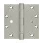 Deltana - 5''x 5'' Square Hinge, 2BB, Security - Brushed Nickel