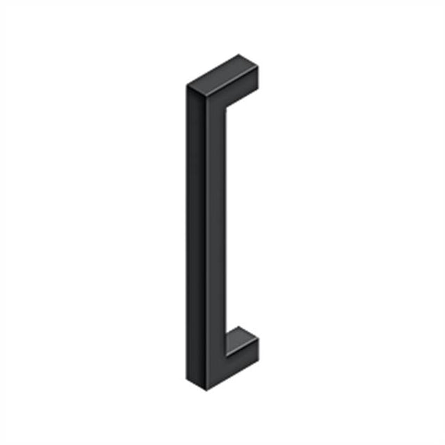 Deltana - 12'' Contemporary Pulls, Single Side - Paint Black