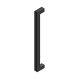 Deltana - 18'' Contemporary Pulls, Single Side - Paint Black