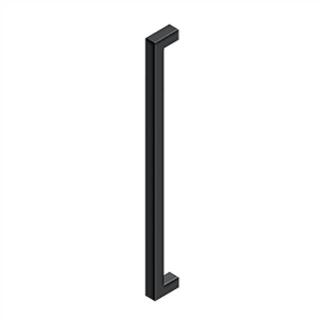 Deltana - 24'' Contemporary Pulls, Single Side - Paint Black