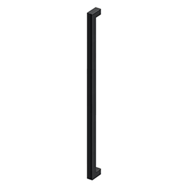 Deltana - 42'' Extra Large Contemporary Pulls, Single Side - Paint Black