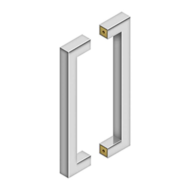 Deltana - 12'' Contemporary Pulls, Back-to-Back - Polished Stainless