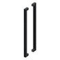 Deltana - 36'' Extra Large Contemporary Pulls, Back-to-Back - Paint Black