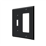 Deltana - Switch Plate, Single Switch/Single Rocker - Paint Black