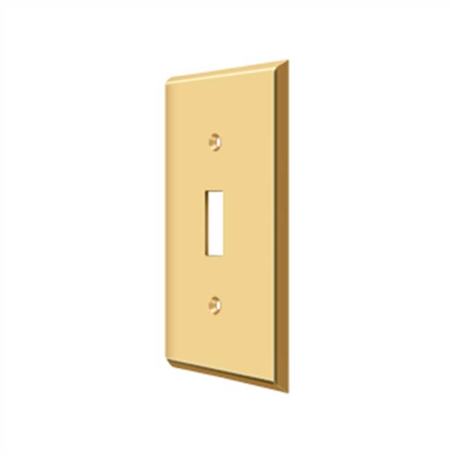 Deltana - Switch Plate, Single Standard - PVD Polished Brass