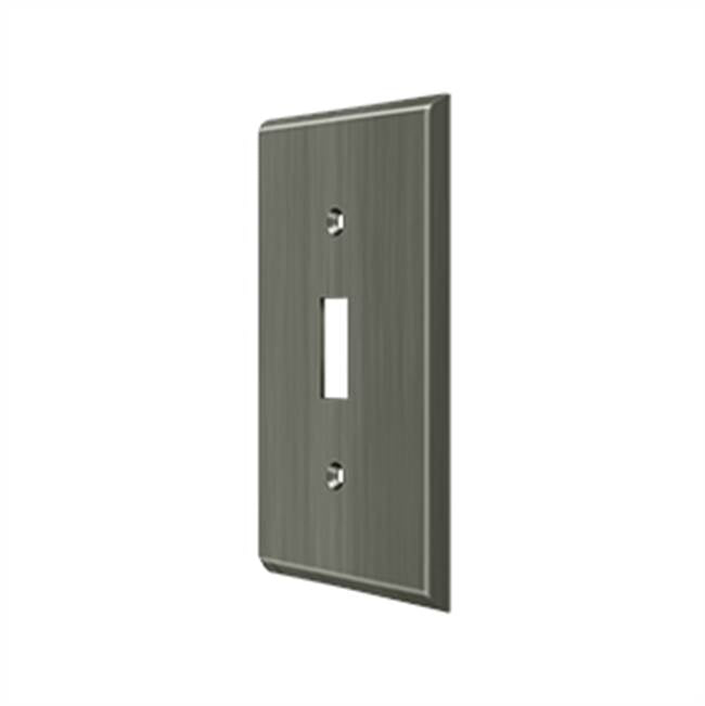 Deltana - Switch Plate, Single Standard - Antique Nickel