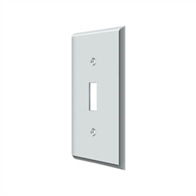 Deltana - Switch Plate, Single Standard - Polished Chrome