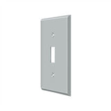 Deltana - Switch Plate, Single Standard - Brushed Chrome