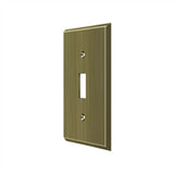 Deltana - Switch Plate, Single Standard - Antique Brass