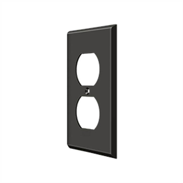 Deltana - Switch Plate, Double Outlet - Oil-rubbed Bronze