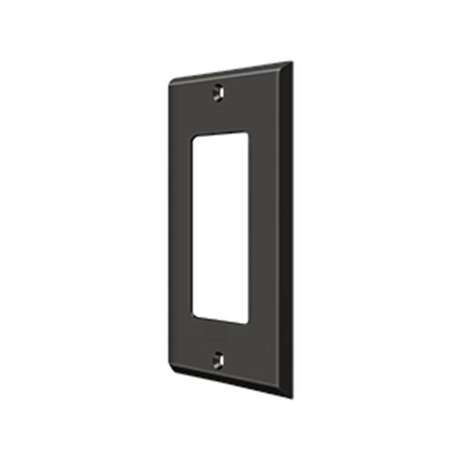 Deltana - Switch Plate, Single Rocker - Oil-rubbed Bronze