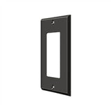 Deltana - Switch Plate, Single Rocker - Oil-rubbed Bronze