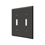 Deltana - Switch Plate, Double Standard - Oil-rubbed Bronze