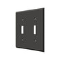 Deltana - Switch Plate, Double Standard - Oil-rubbed Bronze